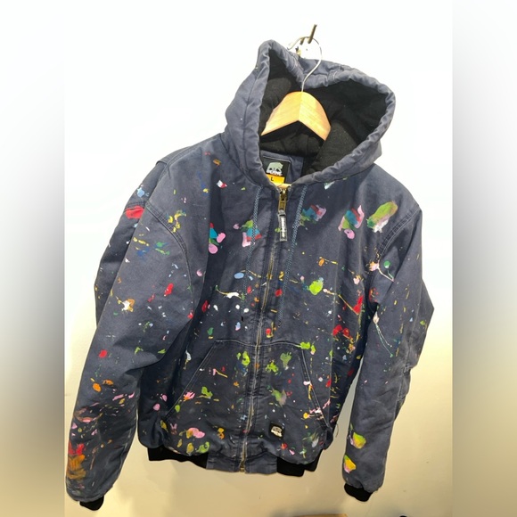 Berne workwear paint splatter jacket - Picture 2 of 8
